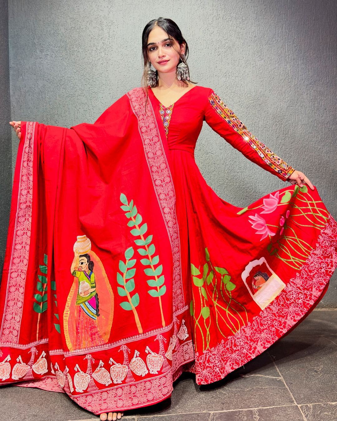 Zahri Gown With Dupatta