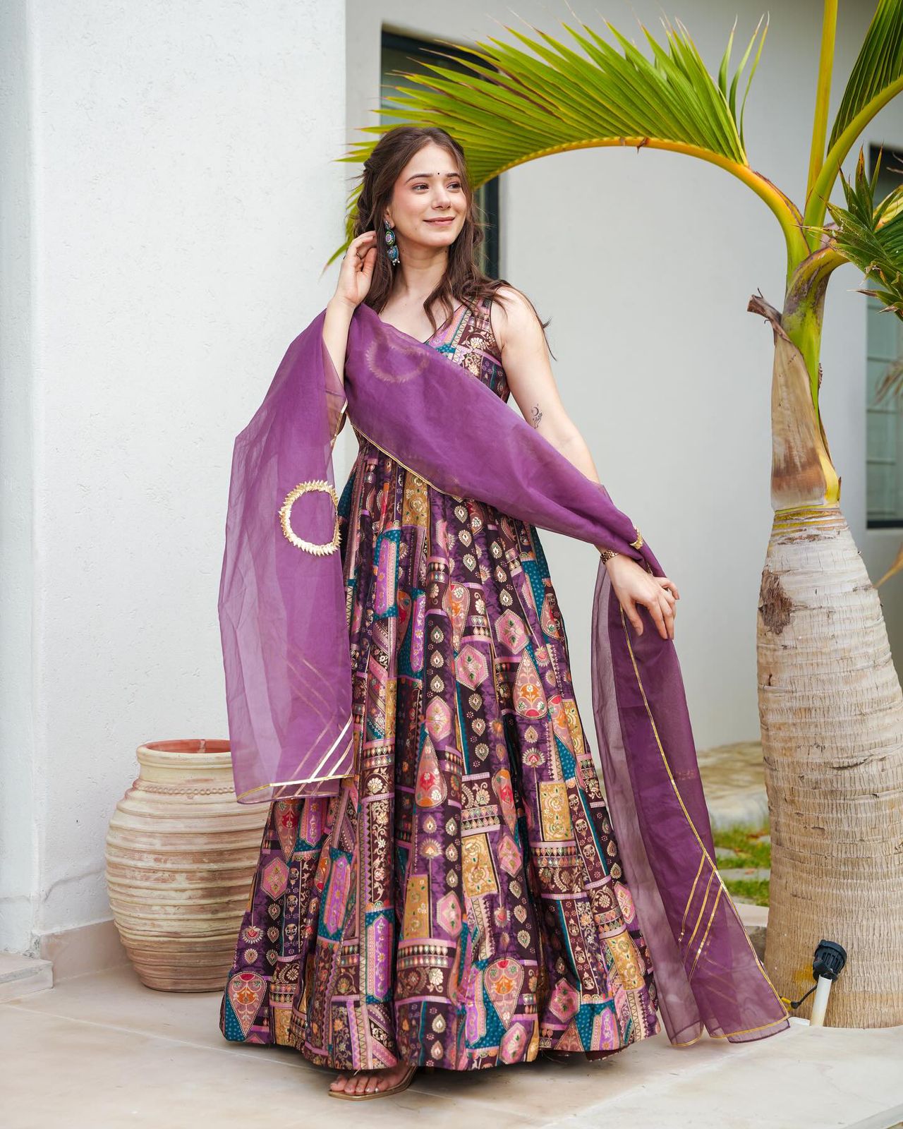 Nayan Anarkali Gown