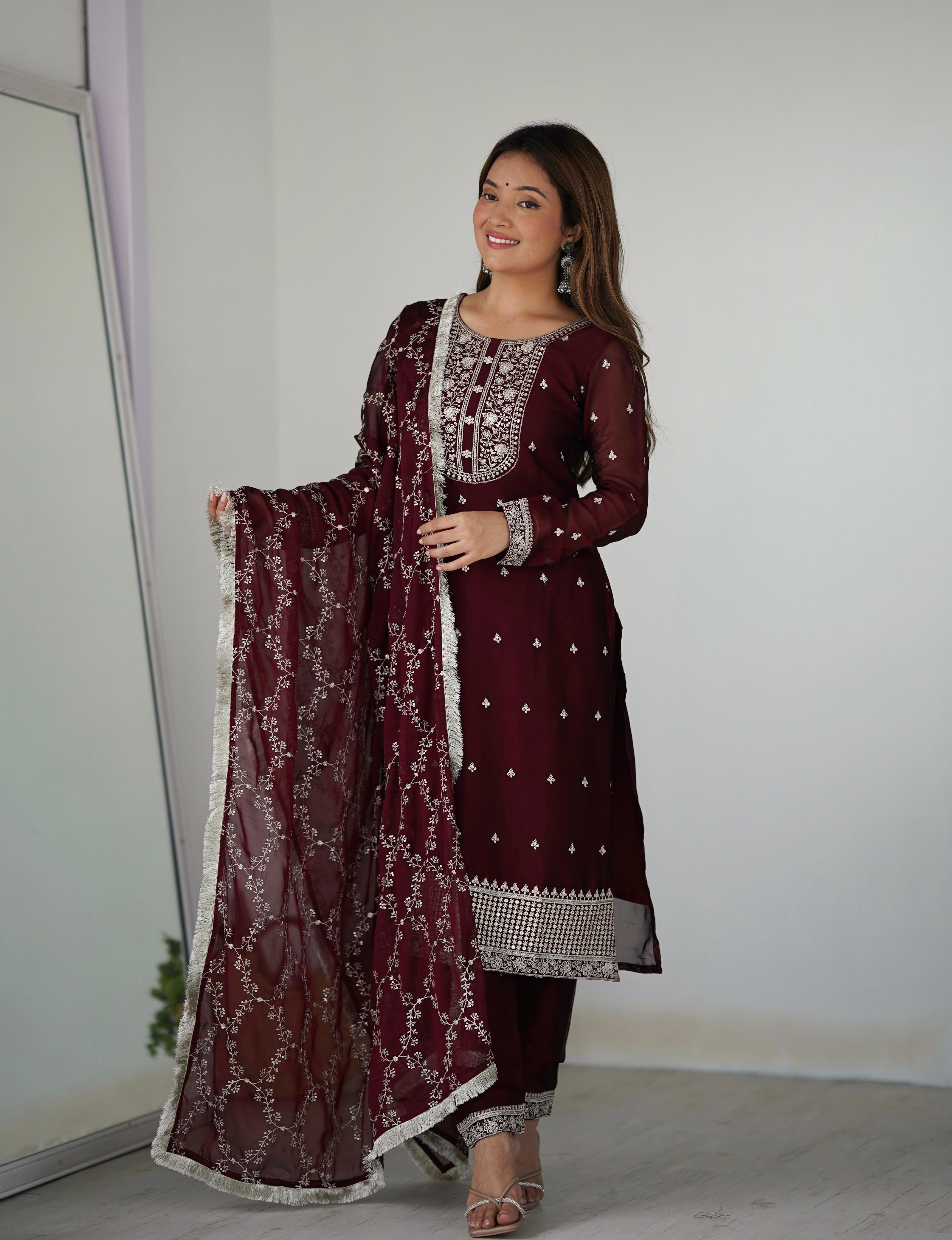 Embroidered Eleganza Salwar Suit