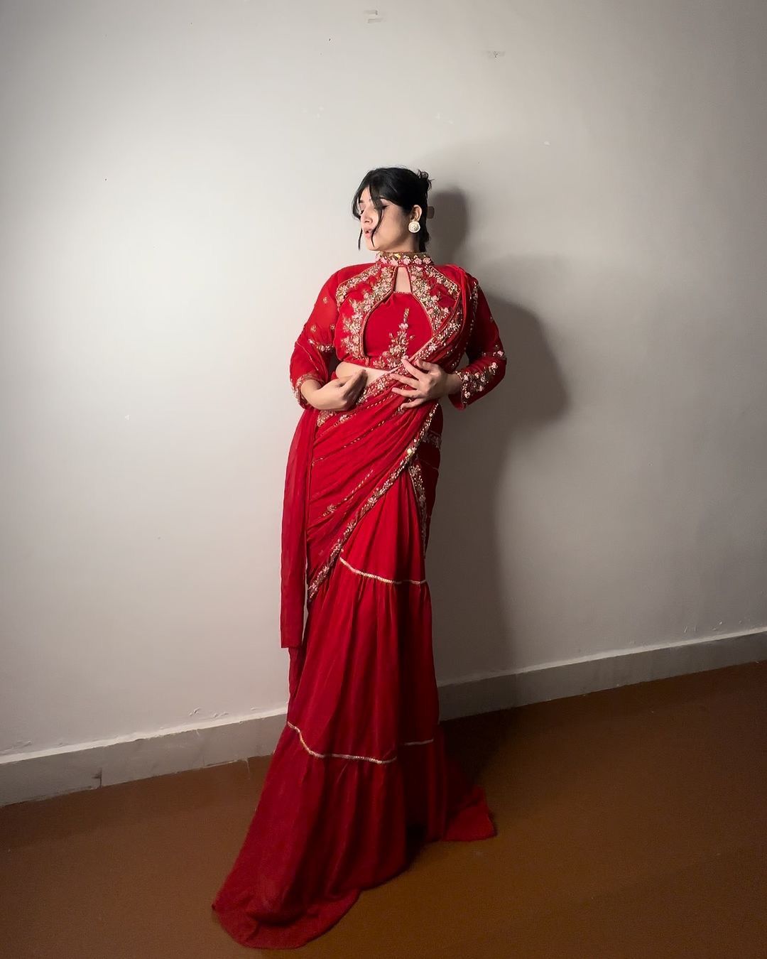 Karwachauth Red Saree