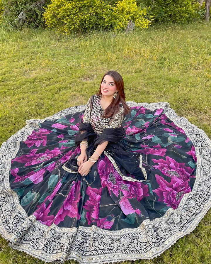 Nayra Royale Gown With Dupatta