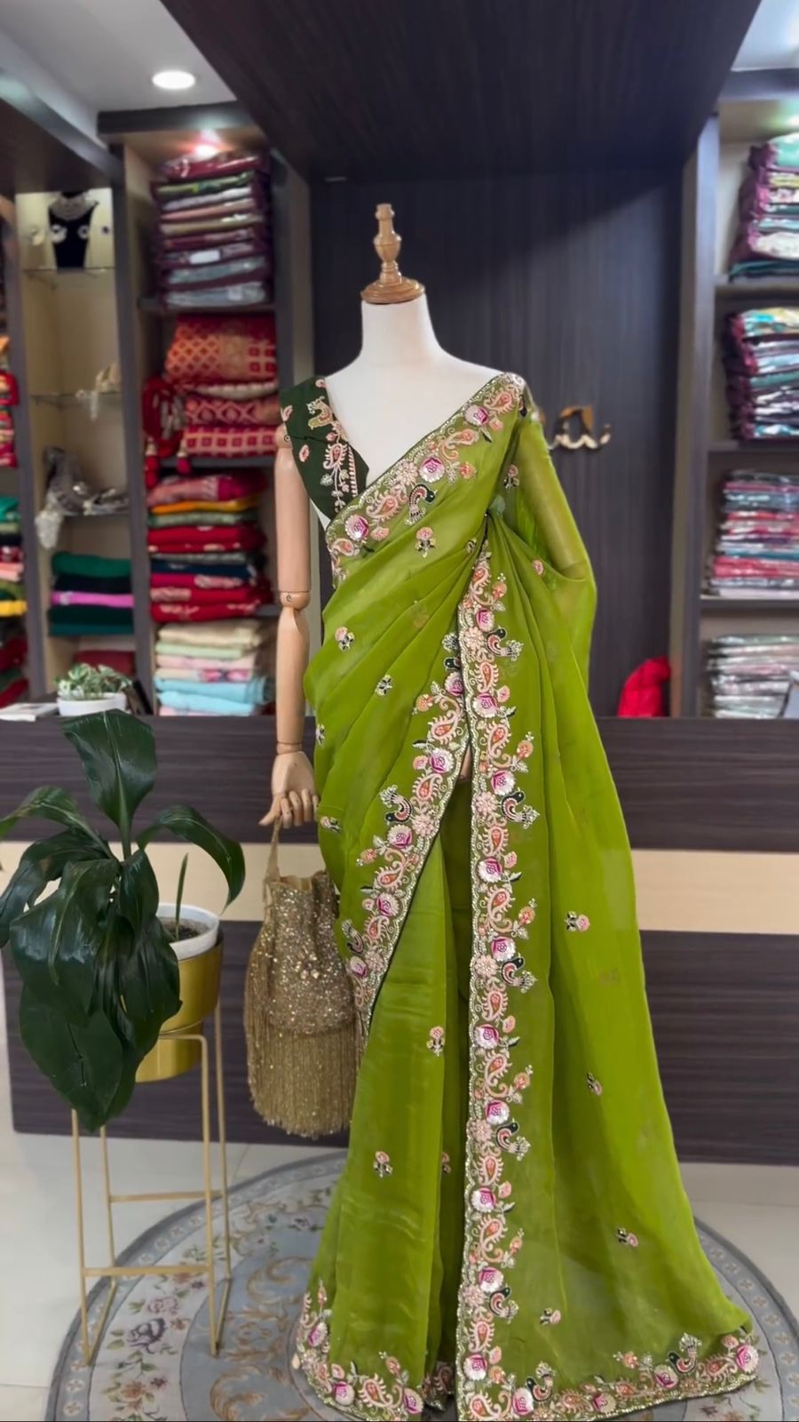 Glimmering Bliss Jimmy Saree