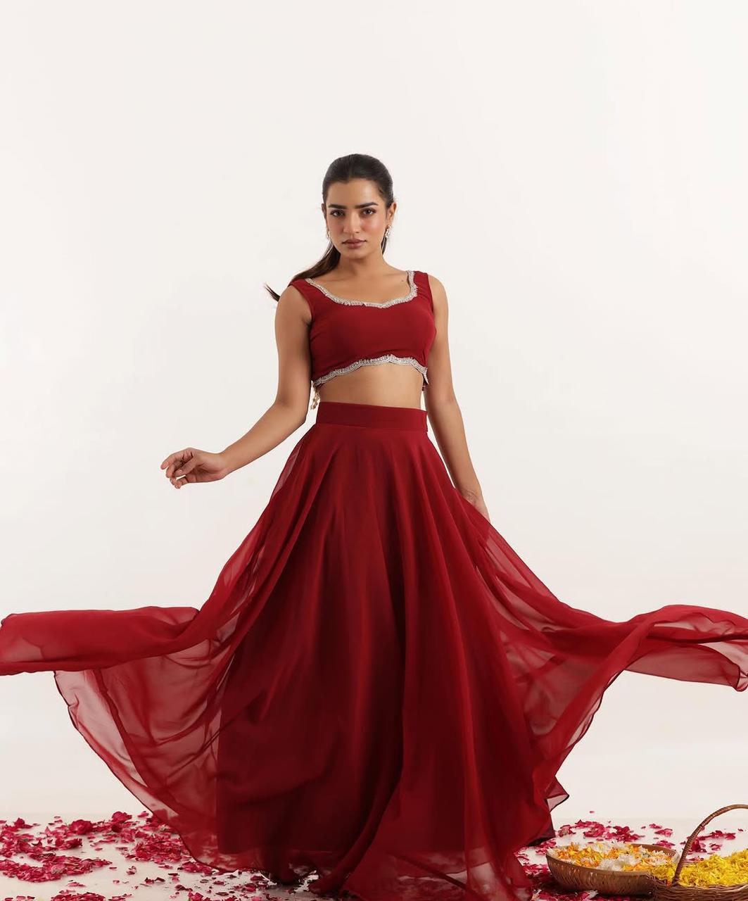 Chic Georgette Lehenga Choli