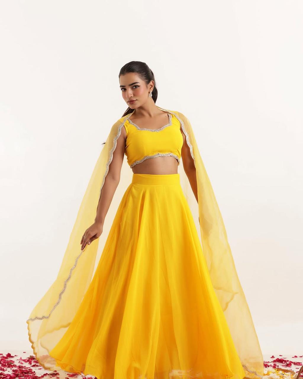 Chic Georgette Lehenga Choli