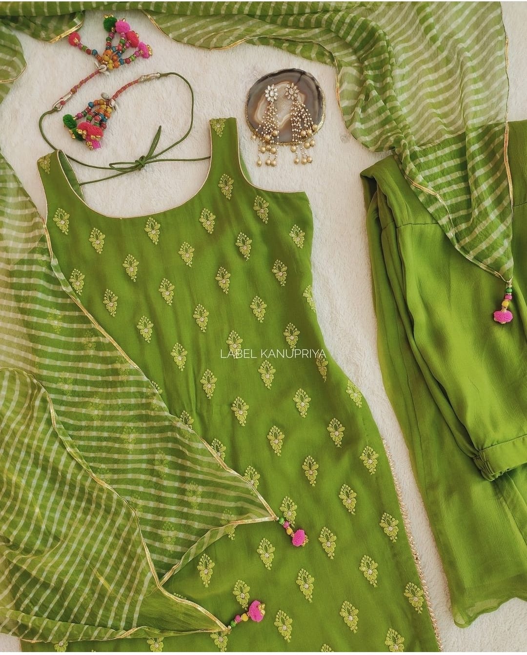 Odika Georgette Sharara Set