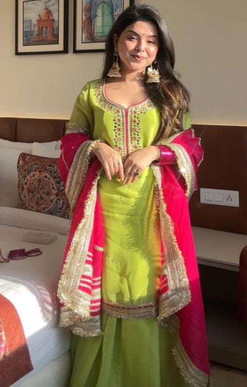 Zarista Bloom Sharara Suit Set
