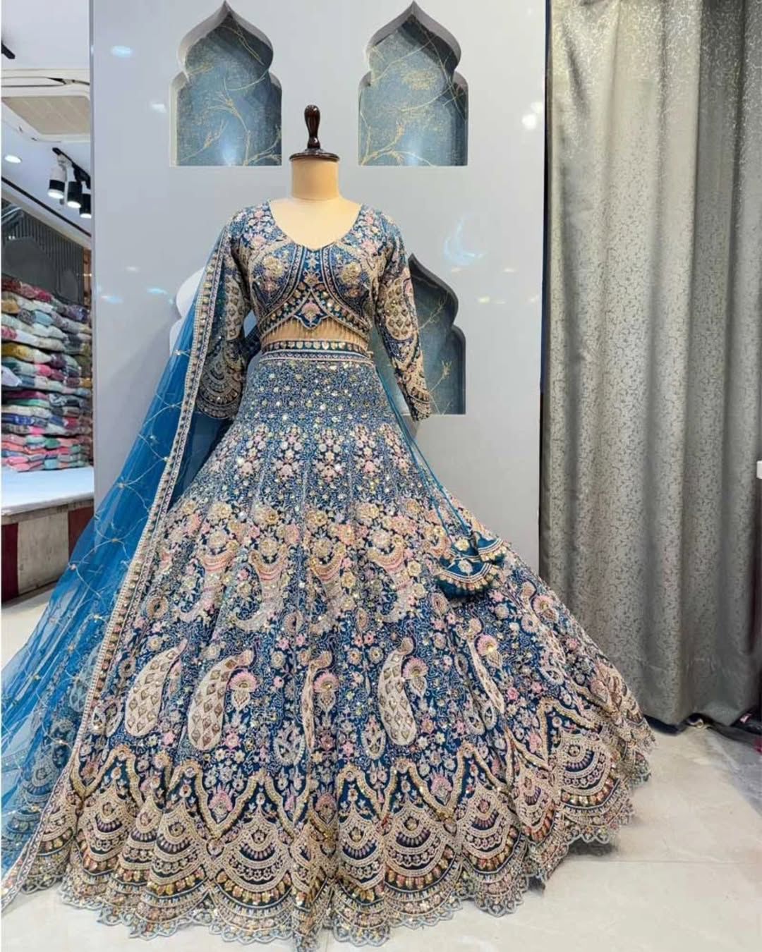 Peacock Dreamscape Lehenga Choli