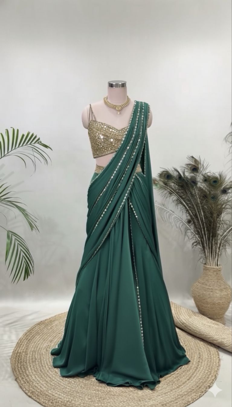 Pine Blossom Ready To Wear Fantasy Saree